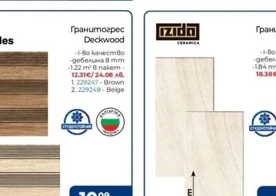 dura-tiles Гранитогрес Deckwood