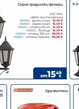 VIVALUX Серия градински фенери