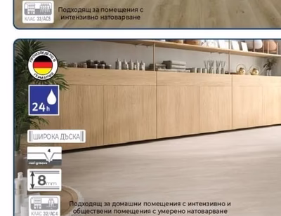 Ламиниран паркет AQUA Калвиа