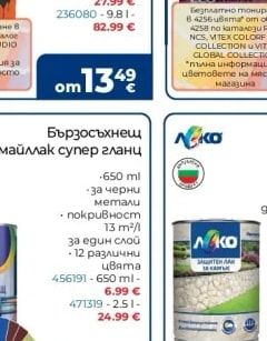 vitex AQUAVIT ECO PU лакова боя