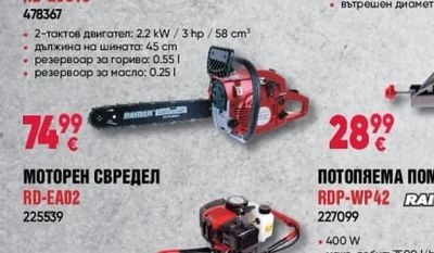 RAIDER Моторен верижен трион RD-GCS15