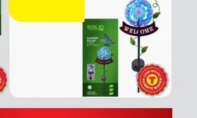 SOLID Solar garden decoration (butterfly)