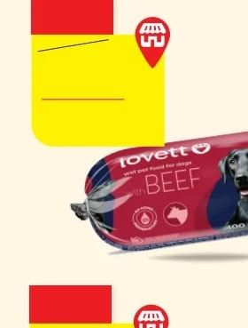 tovett tovett wet pet food for dogs with BEEF