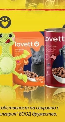 lovett Wet pet food for dogs BEEF