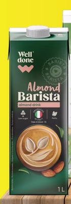 Well done Almond Barista almond drink