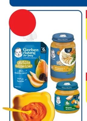 Gerber Gerber Natural for Baby GRUSZKA SUSZONA ŚLIWKA