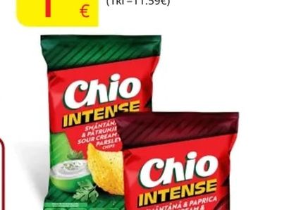 CHIO Чипс Intense сметанаи магданоз, паприка