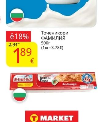 ФАМИЛИЯ Точени кори