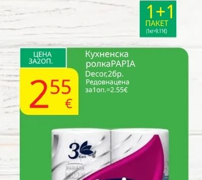 PAPIA Decor Кухненска ролка