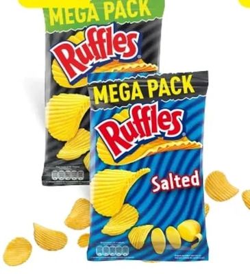 Ruffles Чипс RUFFLES сол, кетчуп