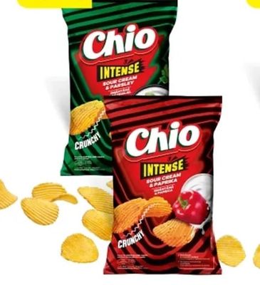 Chio Чипс INTENSE сметана и магданоз, паприка
