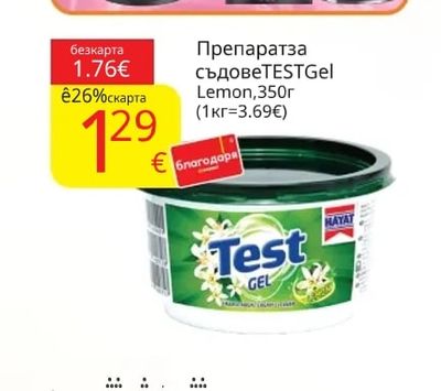 TESTGel Препарат за съдове