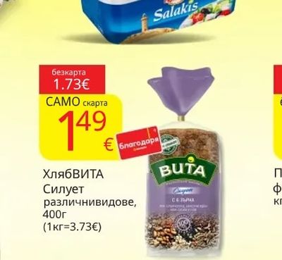 BUTA ХлябВИТА Силует различнивидове