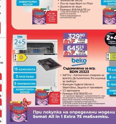 Electrolux Съдомиялна за вгр. EEM43200L