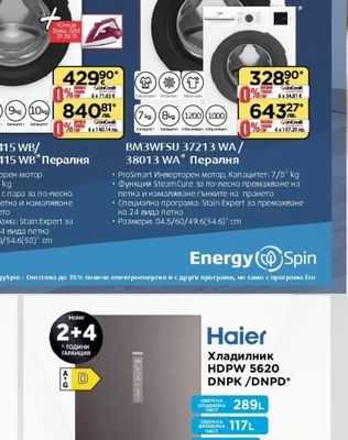 beko Пералня BM3WFU 410415 WB*