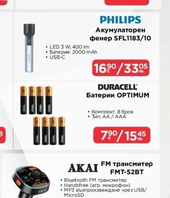 DURACELL Батерии OPTIMUM