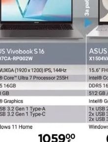 ASUS ASUS Vivobook S 16 S3607CA-RP002W