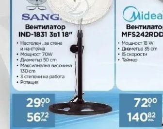 Midea Вентилатор MFS242RDDW