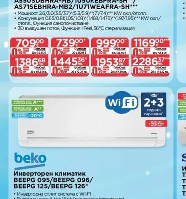 Haier Инверторен климатик AS25SBBHRA-MB/1U25DEBFRA-SH/ AS35SBBHRA-MB/1U35DEBFRA-SH*/ AS50SDBHRA-MB/1U50KEBFRA-SH**/ AS71SEBHRA-MB2/1U71WEAFRA-SH***