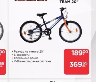 RER Велосипед BRAVO TEAM 20"