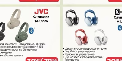 JVC Слушалки HA-S59W