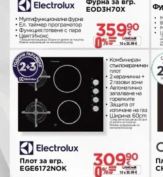 Electrolux Плот за вгр. EGE6172NOK