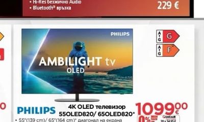 PHILIPS 4K OLED телевизор 55OLED820/ 65OLED820*