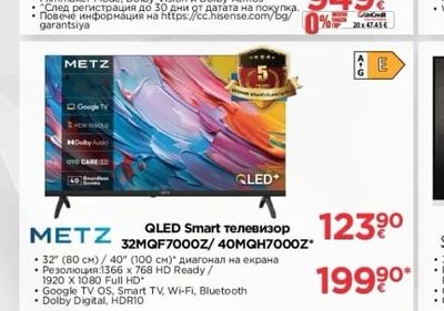 METZ QLED Smart телевизор
