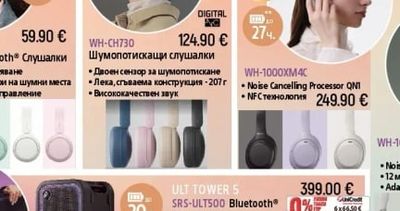 WH-CH530 Bluetooth® Слушалки