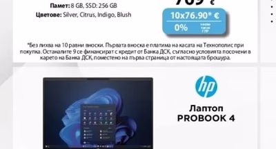 HP Лаптоп PROBOOK 4