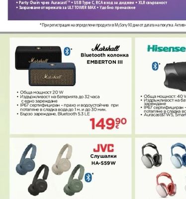 SRS-XB100 Bluetooth® говорител