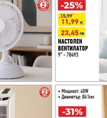 ВЕНТИЛАТОР НАСТОЛЕН MINI USB