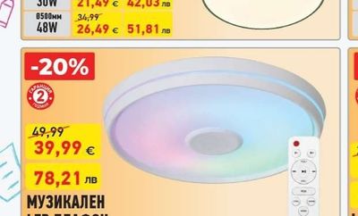 LED ПЛАФОНИЕРА RONDO
