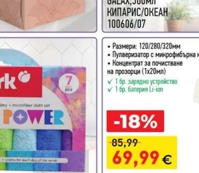 GALAX ПРЕПАРАТ ЗА СТЪКЛА