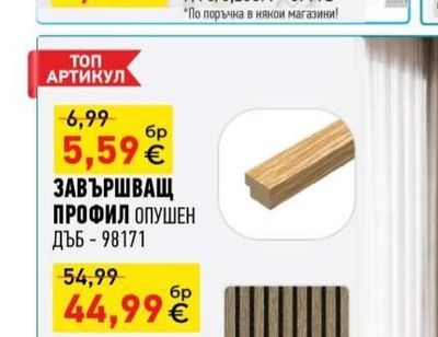 ЗАВЪРШВАЩ ПРОФИЛ ОПУШЕН ДЪБ