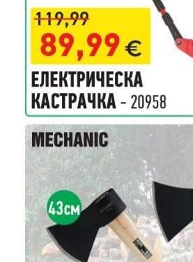 RAIDER ЕЛЕКТРИЧЕСКА КАСТРАЧКА