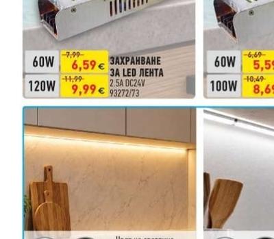 ЗАХРАНВАНЕ ЗА LED ЛЕНТА