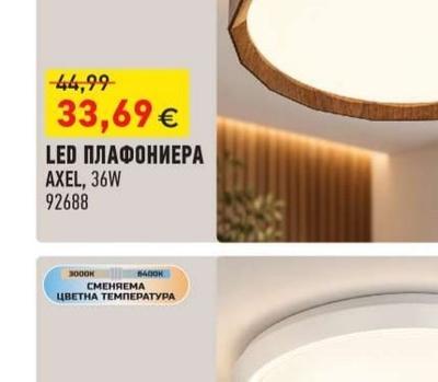 LED ПЛАФОНИЕРА AXEL