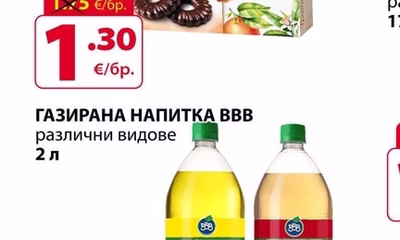 ВВВ ГАЗИРАНА НАПИТКА ВВВ различни видове