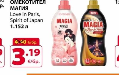 MAGIA ОМЕКОТИТЕЛ МАГИЯ Love in Paris, Spirit of Japan