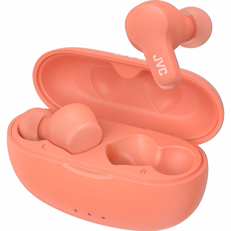 JVC JVC HA-A7T2-P-E Gumy истински безжични слушалки, корал