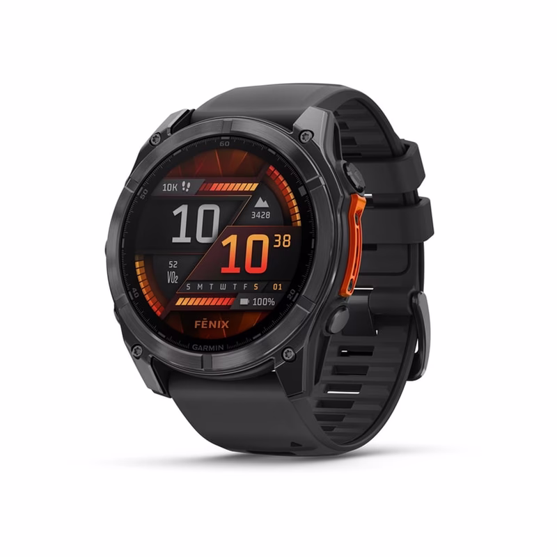 Garmin Garmin Fenix 8 AMOLED 51mm Slate Gray с черна силиконова каишка